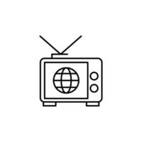 apparaatje, televisie vector icoon