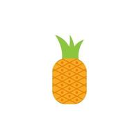ananas kleur van braziliaans carnaval reeks vector icoon