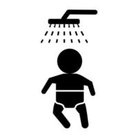 baby, nemen een douche vector icoon