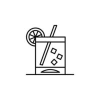 cocktail vector pictogram