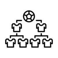 toernooi, Amerikaans voetbal vector icoon