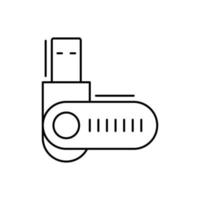 USB rit vector icoon