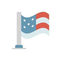 vlag Verenigde Staten van Amerika vector icoon