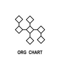 organisatorisch tabel vector icoon