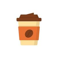 koffie drinken kleur vector icoon