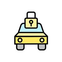 auto slot vector pictogram