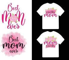 mama mam mama motiverende SVG citaten t overhemd ontwerp, gelukkig moeder dag t-shirt bundel en ambacht bestanden, moeder dag t shirt, het beste t-shirt ontwerpen Aan moeder dag. vector