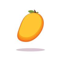 mango fruit hand- trek illustratie vector