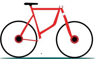 gemakkelijk symbool van fiets icoon vector