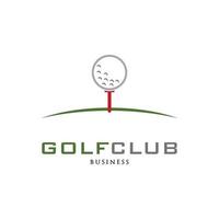 golf club icoon logo ontwerp sjabloon vector