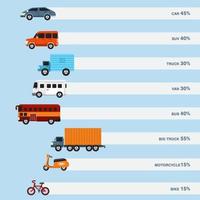 logistiek concept infographic vector