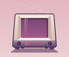 Retro televisie set vector