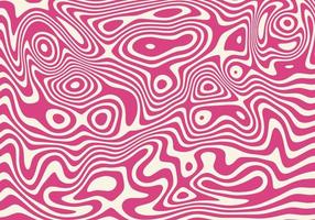 roze op kunst vloeibaar maken lijnen vervormd structuur vector. 3d golfde vloeistof acryl marmeren golvend grunge achtergrond. vector