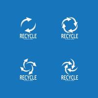 recycle icoon - recycling symbool hergebruik vector grafiek logo