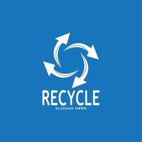 recycle icoon - recycling symbool hergebruik vector grafiek logo