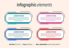 bedrijf infographic met modern ontwerp vector. vector