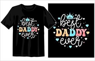 het beste papa ooit, vaders dag t overhemd ontwerp vector, vader t overhemd ontwerp, papa grafisch t-shirt ontwerp, vader SVG ontwerp, kleurrijk vaders dag belettering t overhemd vector