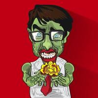 zombie vectorillustraties vector