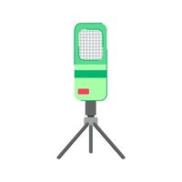 zingen microfoon muziek- tekenfilm vector illustratie