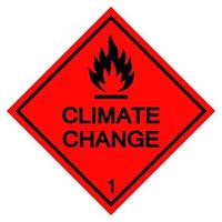 klimaatverandering symbool teken isoleren op witte achtergrond, vector illustratie eps.10