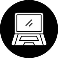 laptop vector icoon stijl
