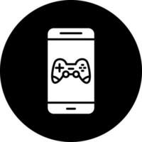 mobiel gaming vector icoon stijl