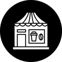 koffie winkel vector icoon stijl