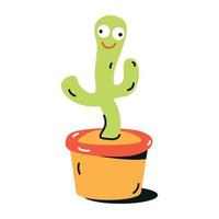 modieus speelgoed- cactus vector