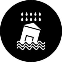 overstroming vector icoon stijl