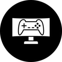 gaming toezicht houden op vector icoon stijl