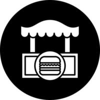 hamburger winkel vector icoon stijl