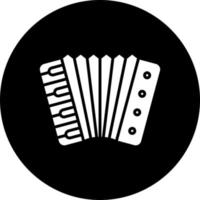 accordeon vector icoon stijl