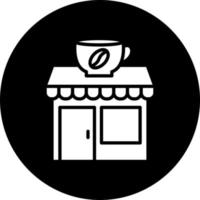 koffie winkel vector icoon stijl