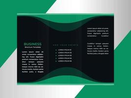 modern bedrijf drievoud brochure sjabloon ontwerp vector