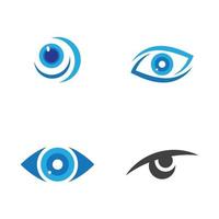 oogzorg vector logo ontwerp, pictogrammalplaatje