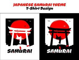 stedelijk vrouw samoerai, silhouet Japan samurai vector voor ontwerp t overhemd concept, silhouet samoerai, Japans streetwear ontwerp voor t-shirt, Japans thema t-shirt