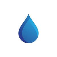 blauw waterdruppel logo sjabloon vector illustratie ontwerp