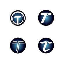 t-logo en symbool vector