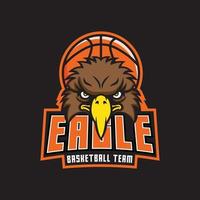 modern professioneel basketbal team logo vector