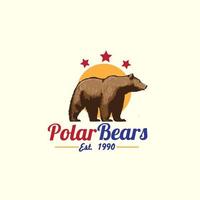 logo bears vector sjabloon illustratie