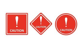 waarschuwing teken. voorzichtigheid icoon. voorzichtigheid symbool. vector illustratie. meerdere risico waarschuwing symbolen Aan een rood achtergrond. geschikt voor gebruik in de ontwerp van waarschuwingen, weg tekens enz