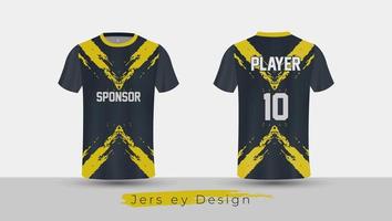 voetbal Jersey ontwerp, gaming t overhemd Jersey sjabloon vector