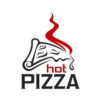 pizza icoon, Fast food restaurant maaltijd symbool vector