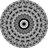 abstract mandala patroon. kunst Aan de muur. kleur boek kant patroon de tatoeëren. ontwerp voor een behang verf overhemd en tegel sticker ontwerp, decoratief cirkel ornament in etnisch oosters stijl vector