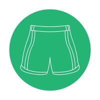 shorts icoon vlak ontwerp vector