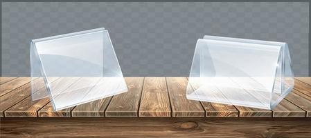 acryl tafel met transparante achtergrond. vector illustrator 10