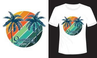 zomer Californië t-shirt ontwerp vector illustraton