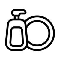 schotel wasmachine icoon ontwerp vector