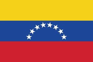 vlag van venezuela.nationaal vlag van Venezuela vector