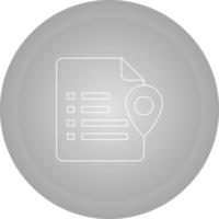 document plaats vector icoon